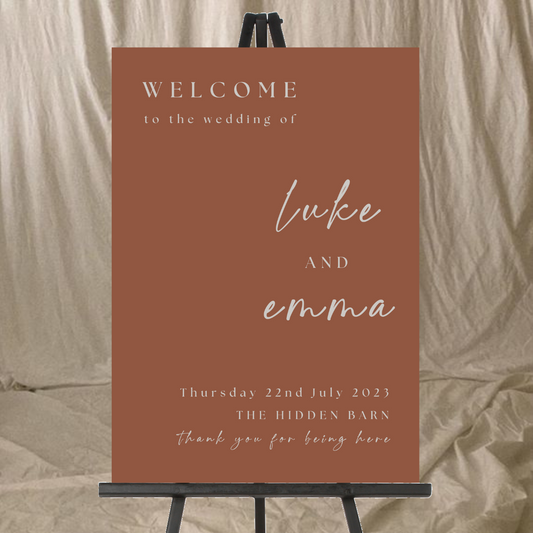 Wedding Welcome Sign - 1